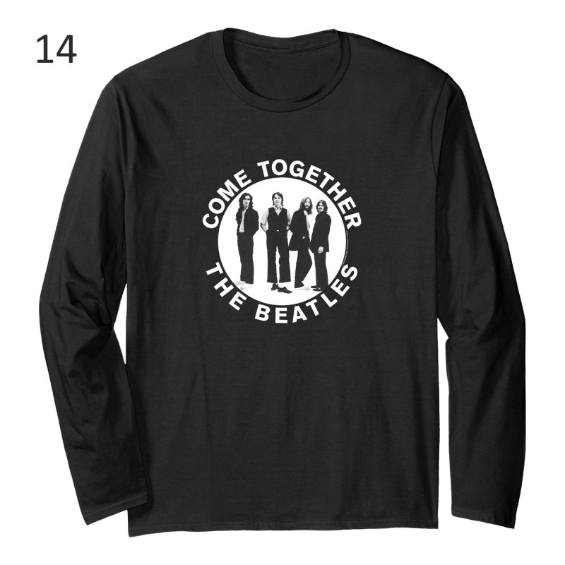 画像15: Unisex Beatles Vintage-Style Long-Sleeve T-Shirt　男女兼用 ビートルズヴィンテージスタイル長袖Tシャツ  (15)