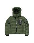 画像1: Zip up gothic style down jacket　ユニセックス男女兼用フーディジップアップゴシック調ダウンジャケット (1)