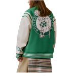 画像4: NBA HWC Collaboration Collection – Regular-Collar Stadium Jacket　ユニセックス男女兼用 NBA HWCコラボコレクションレギュラーカラースタジアムジャケットスタジャン (4)