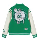 画像2: NBA HWC Collaboration Collection – Regular-Collar Stadium Jacket　ユニセックス男女兼用 NBA HWCコラボコレクションレギュラーカラースタジアムジャケットスタジャン (2)