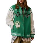 画像3: NBA HWC Collaboration Collection – Regular-Collar Stadium Jacket　ユニセックス男女兼用 NBA HWCコラボコレクションレギュラーカラースタジアムジャケットスタジャン (3)