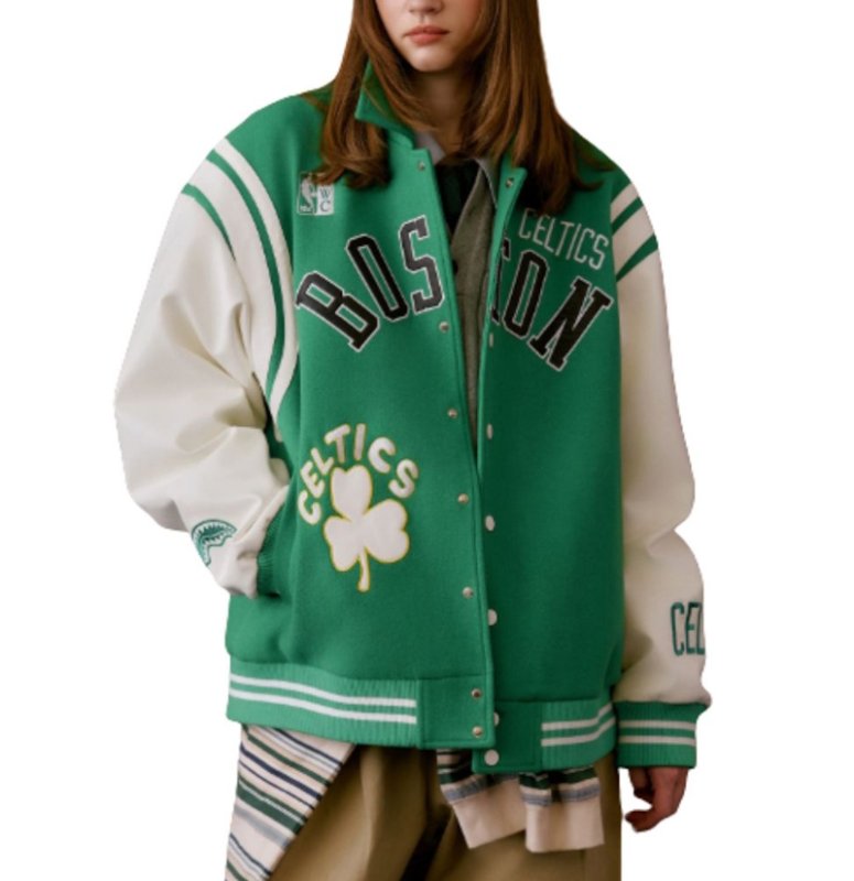 画像3: NBA HWC Collaboration Collection – Regular-Collar Stadium Jacket　ユニセックス男女兼用 NBA HWCコラボコレクションレギュラーカラースタジアムジャケットスタジャン (3)