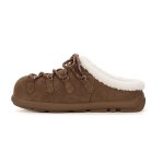 画像3: Fleece-lined platform clogs/slippers　ボア付き厚底サボ 厚底サンダルスリッパ (3)