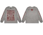 画像1: Unisex Saint Red Hot Chili Peppers Distressed Long-Sleeve T-Shirt　男女兼用 Saint Red Hot Chili Peppersダメージ長袖Tシャツ (1)