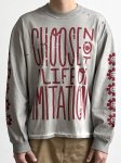 画像2: Unisex Saint Red Hot Chili Peppers Distressed Long-Sleeve T-Shirt　男女兼用 Saint Red Hot Chili Peppersダメージ長袖Tシャツ (2)