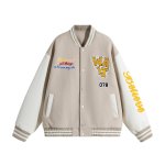 画像6: WAIT Embroidered Emblem Stadium Jacket　ユニセックス男女兼用WAIT刺繍エンブレムスタジアムジャケットスタジアムジャケットスタジャン (6)