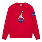 画像4: NASA joint Dunk Astronaut sweat shirt ユニセックス 男女兼用 NASA× ダンク 宇宙飛行士 スウェット トレーナー  (4)
