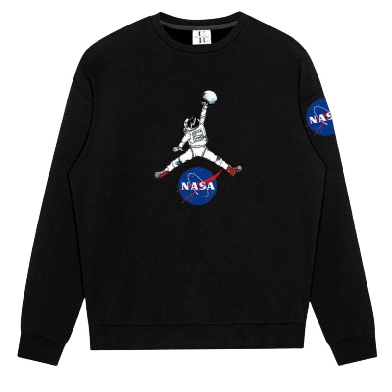 画像2: NASA joint Dunk Astronaut sweat shirt ユニセックス 男女兼用 NASA× ダンク 宇宙飛行士 スウェット トレーナー  (2)
