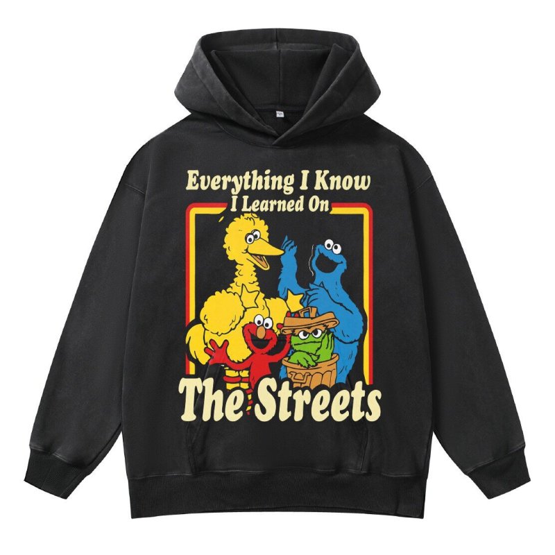 画像6: Sesame Street Pullover Sweat Hoodie ユニセックス男女兼用 セサミストリートフーディ スウェット プルオーバー パーカー  (6)