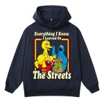 画像1: Sesame Street Pullover Sweat Hoodie ユニセックス男女兼用 セサミストリートフーディ スウェット プルオーバー パーカー  (1)