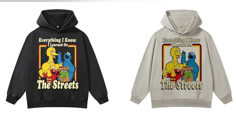 画像8: Sesame Street Pullover Sweat Hoodie ユニセックス男女兼用 セサミストリートフーディ スウェット プルオーバー パーカー  (8)