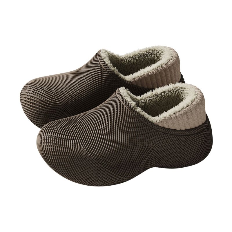 画像3: Unisex boa fleece included Platform shoes slip-on sandals  男女兼用 ユニセックスフリースボア付き軽量厚底クロックシューズローファー (3)