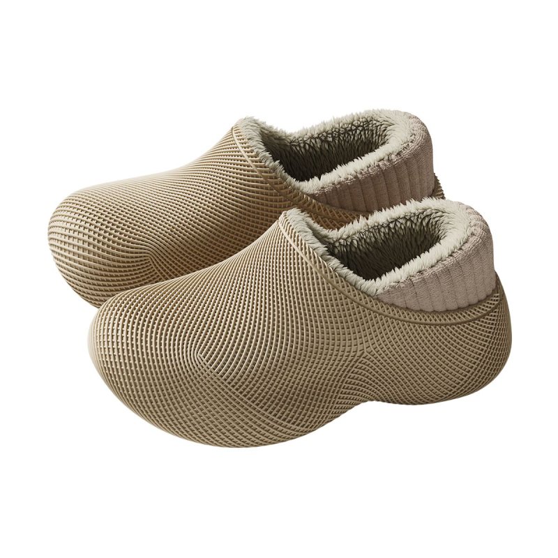 画像2: Unisex boa fleece included Platform shoes slip-on sandals  男女兼用 ユニセックスフリースボア付き軽量厚底クロックシューズローファー (2)