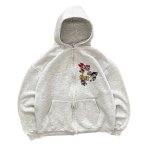 画像2: Puff Powerful Girls Zip-Up Hoodie Sweat  ユニセックス男女兼用 パフパワフルガールズジップアップフーディ スウェット  パーカー  (2)