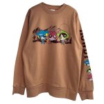 画像1: The Powerpuff Girls long-sleeve sweatshirt　ユニセックス 男女兼用 パワーパフガールズ長袖 スウェット トレーナー  (1)