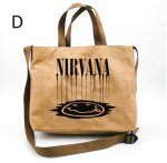 画像5: Nirvana Leather-Coated Kraft Paper Tote Shoulder Bag　ニルヴァーナレザーコーティングクラフト紙 トートショルダーバッグ (5)