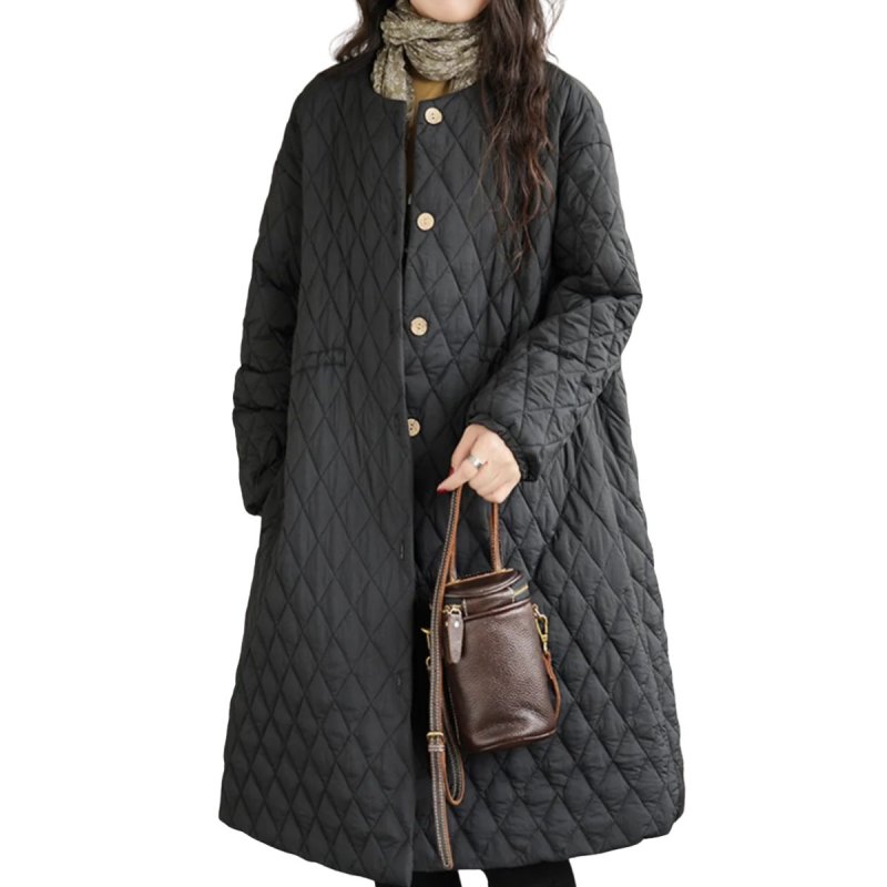画像4: Padded down quilted long coat 中綿 ダウン キルティング ロングコートジャケット  (4)