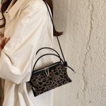 画像5: Leopard-print bowling-style tote/shoulder bag 　レオパードボウリングトートショルダーバッグ (5)