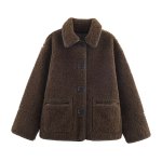 画像4: Reversible mouton-style half-coat Jacket リバーシブルムートンスタイルハーフコート ジャケット (4)