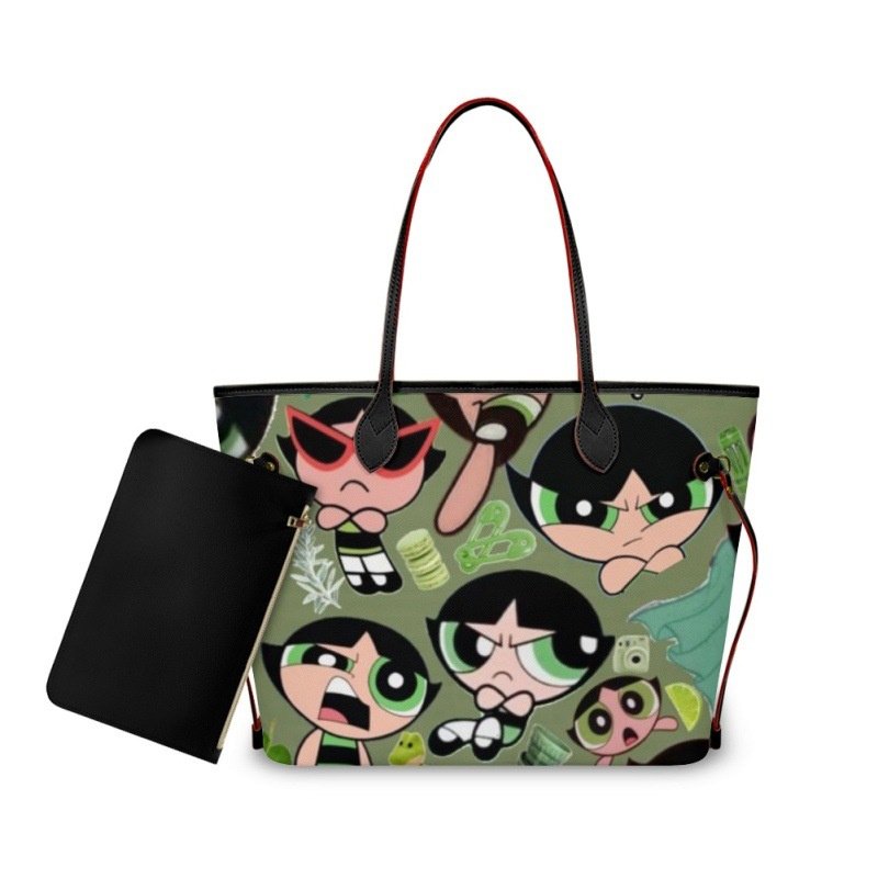 画像4: Papu Powerful Girl Leather Tote Shoulder Bag　パプパワフルガールレザートートショルダーバッグ (4)