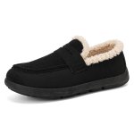 画像2: Fleece-lined platform slip-on loafers  ボアライニング厚底ローファースニーカー シューズ (2)