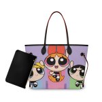 画像1: Papu Powerful Girl Leather Tote Shoulder Bag　パプパワフルガールレザートートショルダーバッグ (1)