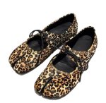 画像4: Tabi-style front lace-up flat Mary Jane pumps　足袋たびスタイルフラットレザーパンプス シューズ (4)