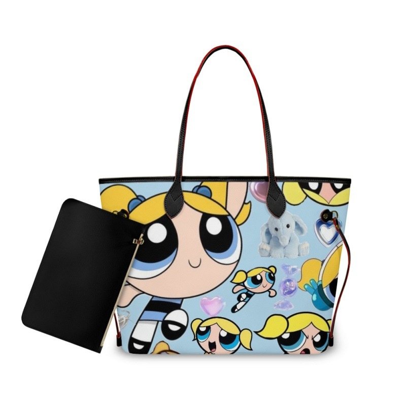 画像3: Papu Powerful Girl Leather Tote Shoulder Bag　パプパワフルガールレザートートショルダーバッグ (3)