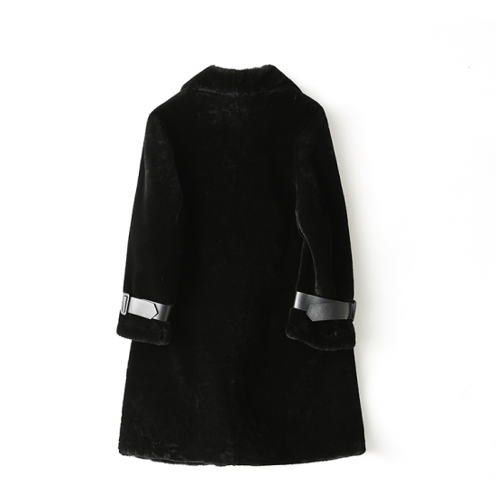 Women Real Sheep Skin Fur Coat Jacket リアルシープスキンムートン