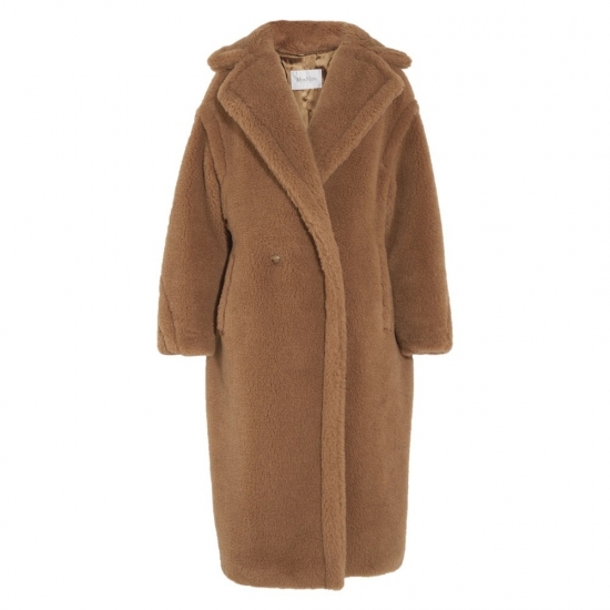 Women wool long fur Teddy Bear coat Jacket ウールモコモコロング丈テディーベアコート ジャケット