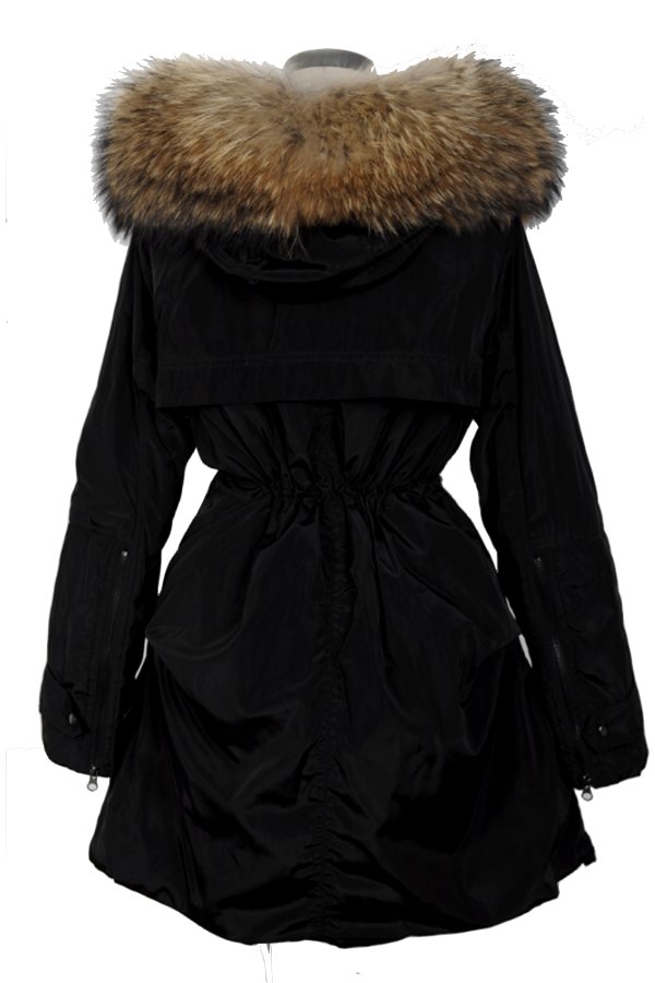 リアルファーフーディーミリタリーコート Real fur hoodie military coat - CREA WEB SHOP |クレア