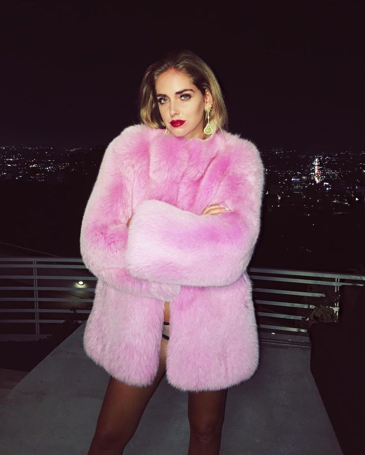 Real Fox Fur Real Fur Pink Coat リアルフォックスファーピンクコート ...