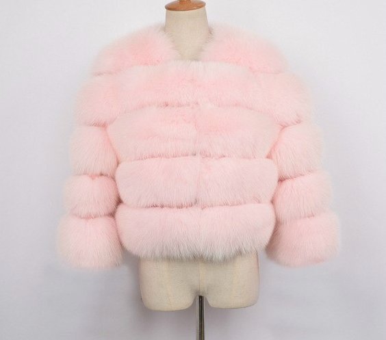 Real Fox Fur Real Fur Coat リアルフォックスファーコート ショート丈