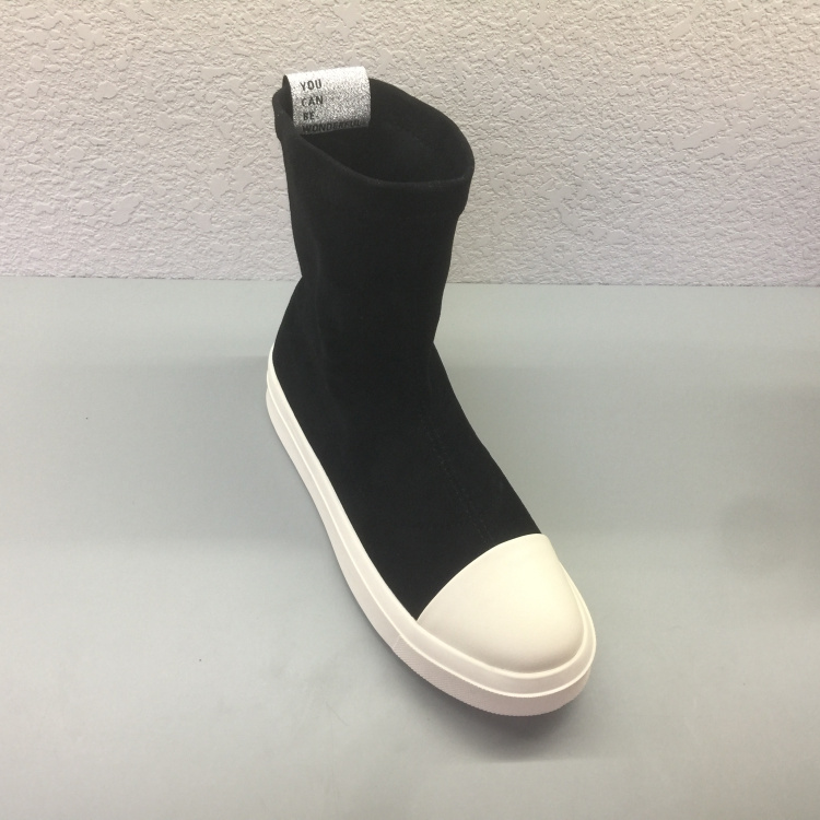 women's suede low heel boots short boots 本革スウェードフラットブーツ - CREA WEB SHOP