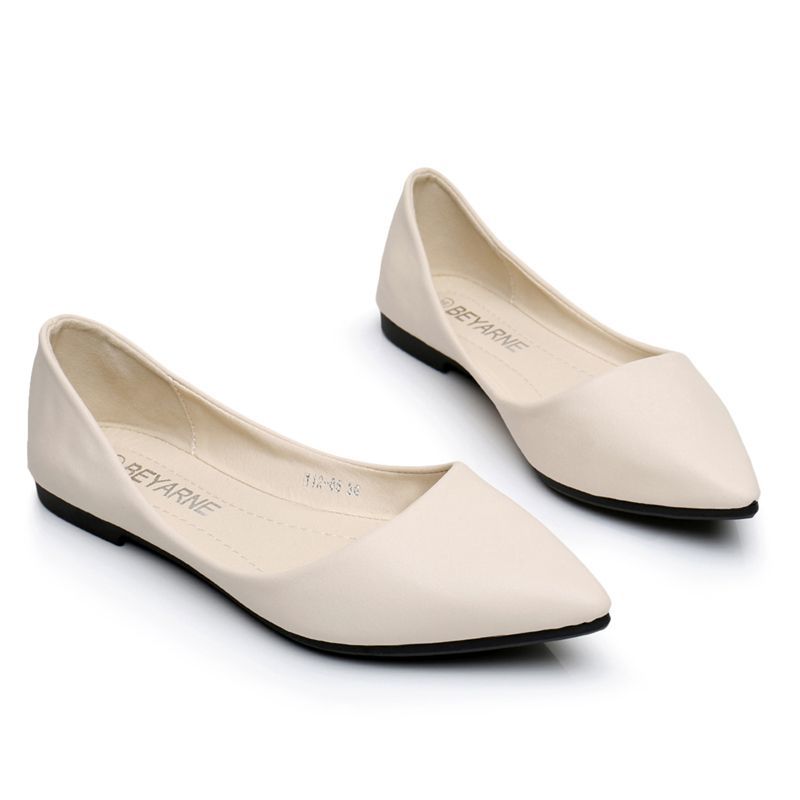 Women's pointed flat shoes カラフルカラーのフラットパンプス ペッタン 楽ちんシューズ CREA WEB SHOP  |クレアウェブショップ