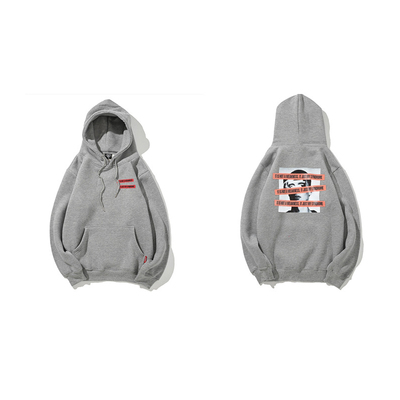 Men's paragraph Hoodie Sweatshirt Parker Trainer バックプリント 