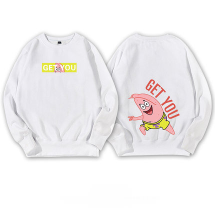 men's SpongeBob unisex Big Star Joint Sweater ユニセッ クス男女
