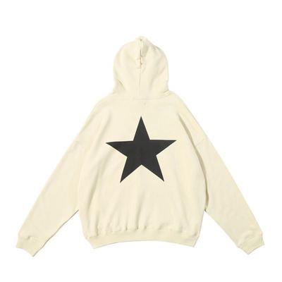 men's Oversize star print hoodie sweatshirts men and women ユニセックス男女兼用