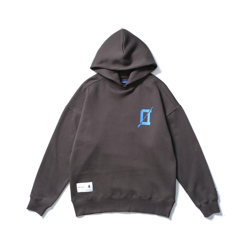 men's D letter hooded sweater men and women round neck pullover