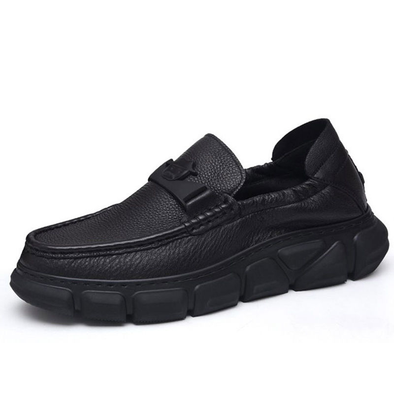 Mens Shoes Slip-on shoes Loafers Doucals Leather Loafer in Black for Men 