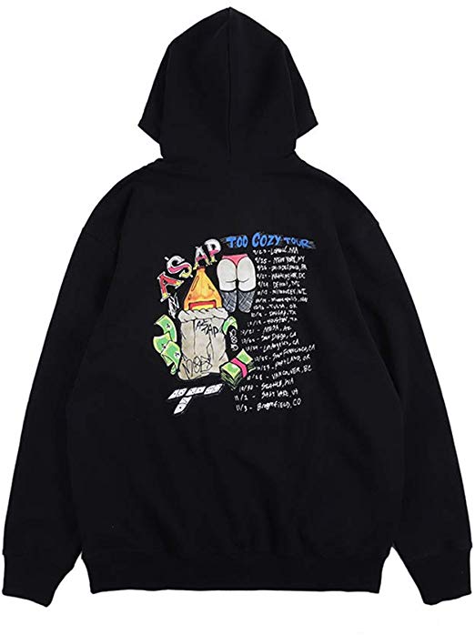 Men's NAGRI ASAP Rocky Mob Too Cozy Tour Hoodie Sweatshirts メンズ