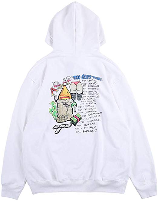 Men's NAGRI ASAP Rocky Mob Too Cozy Tour Hoodie Sweatshirts メンズ