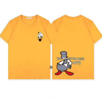 men's Disney Donald Duck joint short-sleeved T-shirt ディズニー