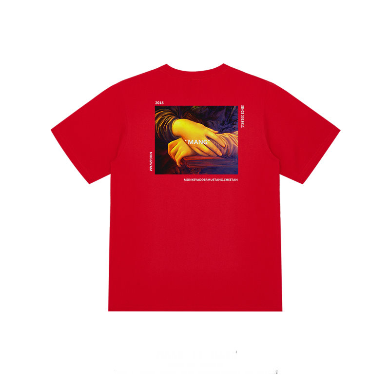 oil painting Mona Lisa short sleeve T-shirt ユニセックス
