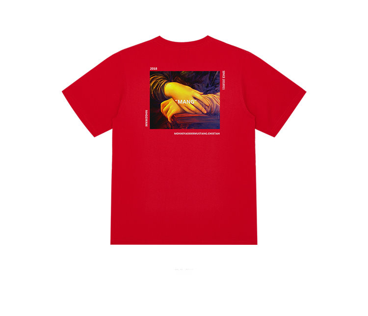 oil painting Mona Lisa short sleeve T-shirt ユニセックス oil painting Mona Lisa short sleeve T-shirt ユニセックス