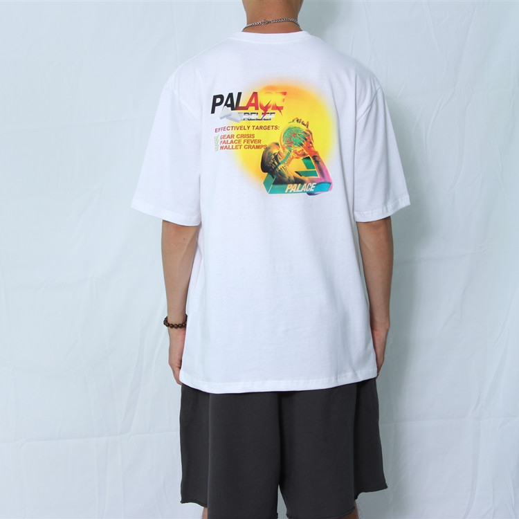 palace street short sleeve T-shirt オーバーサイズ ユニセックス 男女兼用ストーリープリントTシャツ