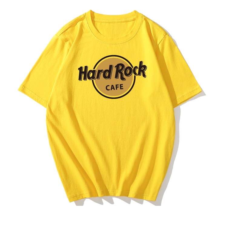 Unisex Mens ＆ Woman Hard Rock cafe Printing Short Sleeve Tees t-shirt  男女兼用ハードロックカフェプリントショートスリーブTシャツ
