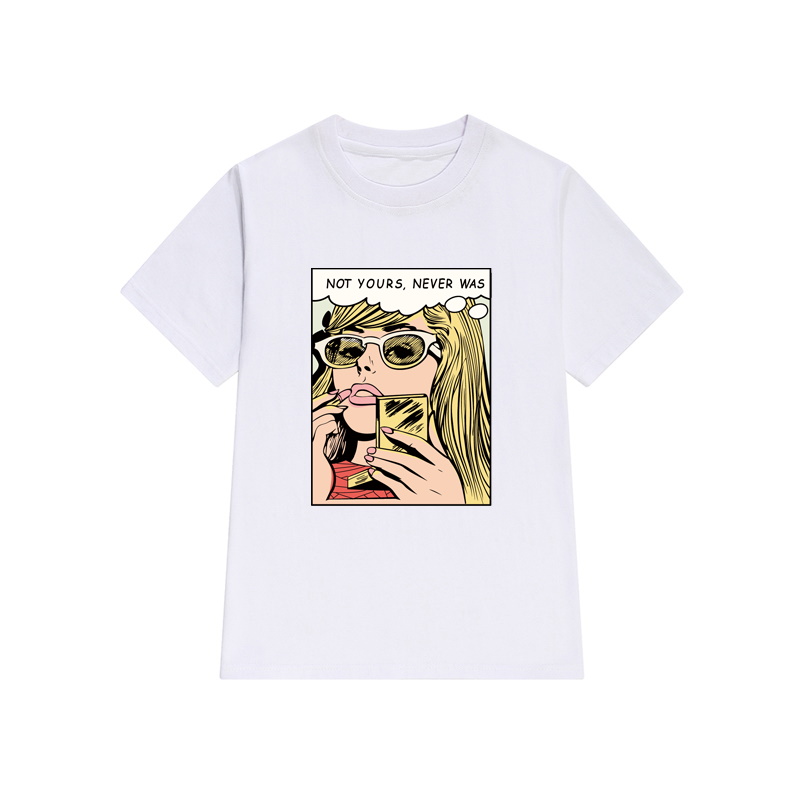 Women's Humor text pattern Primant T-shirt ユニセックス男女兼用not