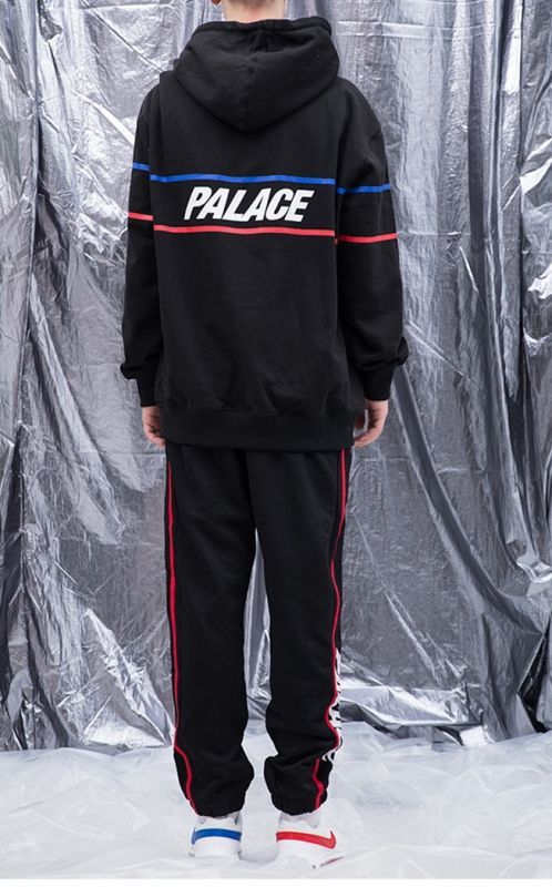 Men's Unisex PALACE loose oversize long-sleeved hooded pullover 