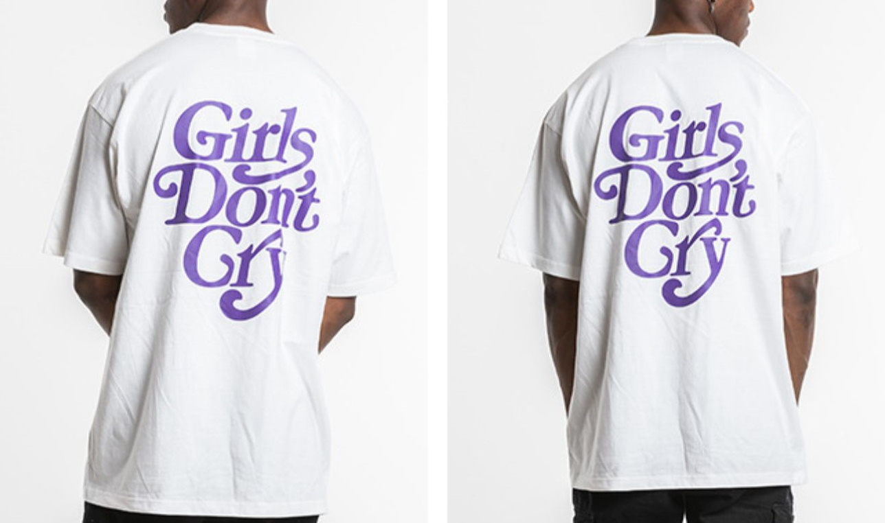 New NAGRI round neck girls don't cry printing short-sleeved T-shirt